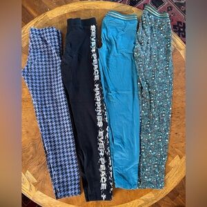 Stylish Girls Leggings Set of 4